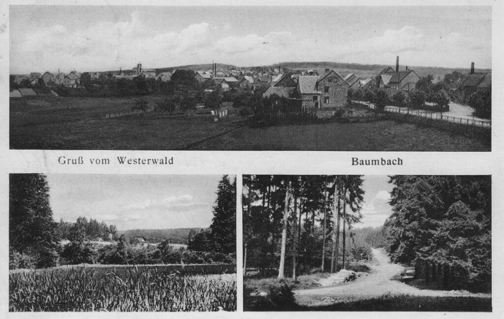 Ansichtskarte Baumbach 1939